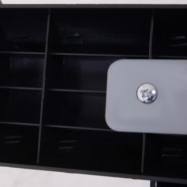 Міні велотренажер HOMCOM з LCD-дисплеєм, сріблястий, чавун, 35x40x31 см, педальний тренажер для дому