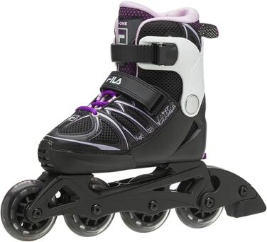 Роликові ковзани Fila X-one Girl для дівчаток та жінок, чорний/рожевий/магента, 38-41, регульовані