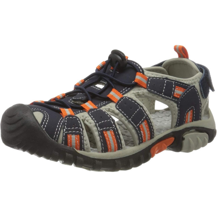 Дитячі трекінгові черевики McKinley Vapor II Jr. для туризму та прогулянок, 23 EU, блакитний, темно-синій, червоний