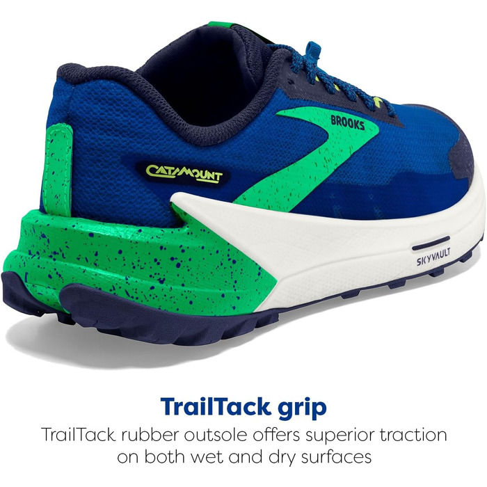 Чоловічі трейлраннінг кросівки Brooks Catamount 2, блакитний колір, розмір 45.5 EU