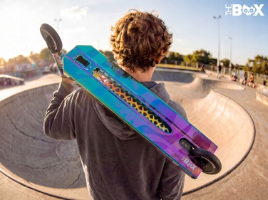 Трюковий самокат SOKE BOX kameleon SCS ABEC-9 HOLLOW CORE 110