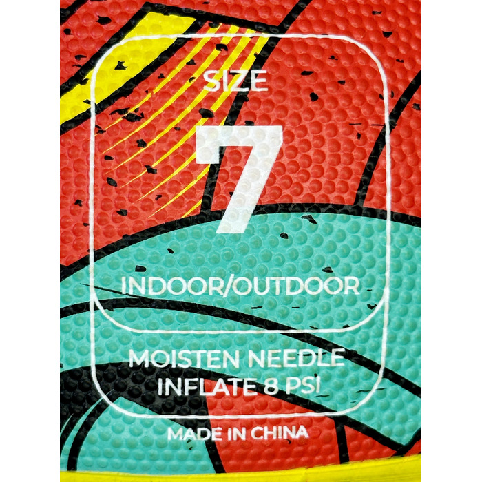 Баскетбольний м'яч Majestic Sport Arrow, багатоколірний, розмір 7