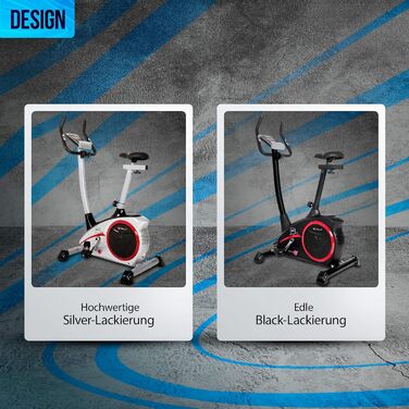 Фитнес-велотренажер Christopeit AL 2 / AL 2 S до 150 кг, 24 рівні опору, магнітна система гальмування 9 кг, тихий, Soft-Touch комп'ютер AL 2 S Digital, срібний