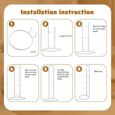 Стеллаж для м'ячів: футбольний, волейбольний, багатоярусний, білий. Зберігання та демонстрація м'ячів