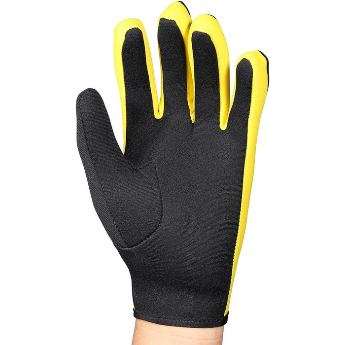 Рукавички для дайвінгу VGEBY з неопрену, для снорклінгу, каякінгу, серфінгу, водного спорту, чорні та жовті, розмір S