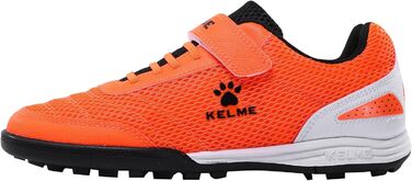 Дитячі футбольні бутси для штучного поля: тренувальні кросівки для хлопчиків та дівчаток, унісекс (33 EU, помаранчевий)