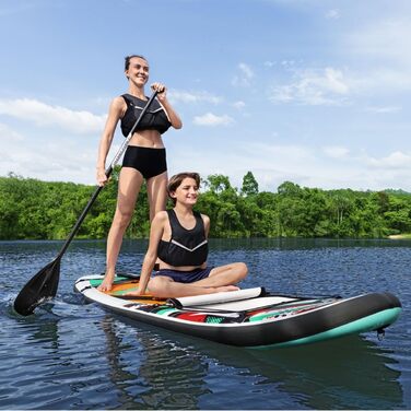 Надувний SUP Bestway Hydro-Force Breeze Panorama: комплект з насосом, сумкою та вікном, різні розміри