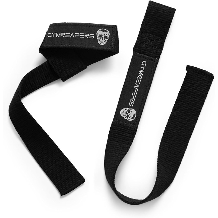 Петлі для тяги Gymreapers з неопреновою підкладкою, 18'' бавовна, для пауерліфтингу, бодібілдингу, кросфіту та силових тренувань