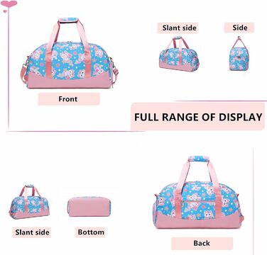 Спортивна сумка Kinder з відділенням для взуття, водонепроникна, для плавання (Русалка)