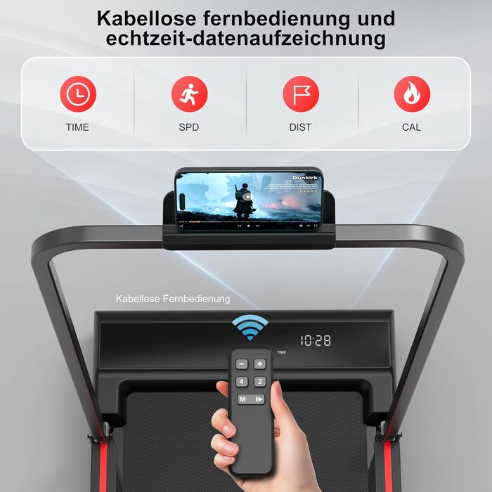 Електричний біговий міні-тренажер Laufpad для дому з пультом керування, компактний та легкий, ShabanJesy