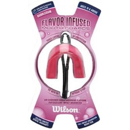 Дитячий трьошаровий спортивний капа Wilson Bubblegum Aroma, чорний/рожевий, з ремінцем або без, X-Series, у коробці