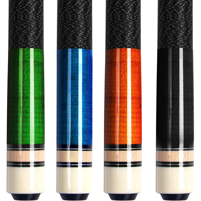 Набір більярдних київ Aklot (4 шт.) з канадського клена, 147 см, для професіоналів, вага 510-595 г