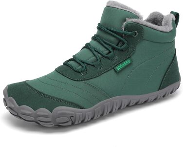 Зимові барфутбові черевики Saguaro з підкладкою, для жінок та чоловіків, розмір EU 36-48 (EU 44, темно-зелений)