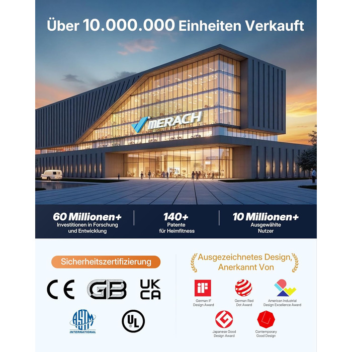 MERACH Walking Pad - біговий килимок для дому з регулюванням нахилу до 12%, максимальне навантаження до 180 кг, тихий мотор, стіл для бігу, дистанційне керування, динамік