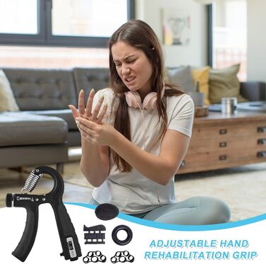 Набір для тренування кисті та пальців, регульоване навантаження 5-60 кг, для спортсменів та відновлення