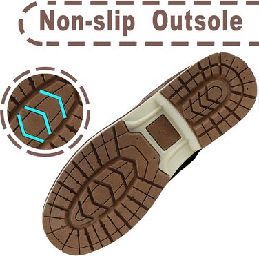 Чоловічі зимові черевики CC-Los з теплим підкладком. Зручні, неслизькі, розмір 40-48 EU, колір коричневий