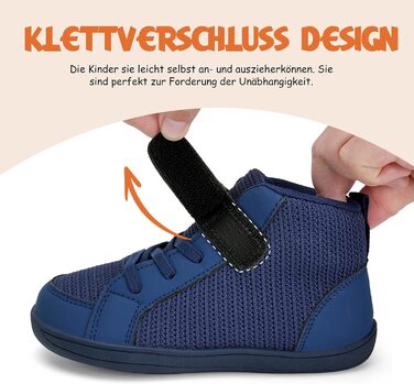 Дитячі зимові ботинки для хатнього взуття без шкарпеток Kinder - блакитні, розмір 30