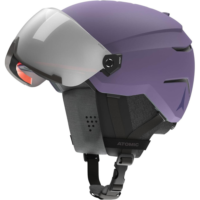 Гірськолижний шолом ATOMIC SAVOR VISOR STEREO з візором, максимальне поглинання ударів, вентиляція Aircon, дзеркальне покриття