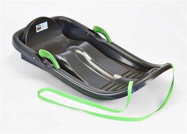 Санки KHW Snow Bird De Luxe антрацит, пластикові бобслей для снігу