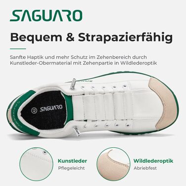 Мінімалістичні кросівки barefoot SAGUARO унісекс з широким носком та підошвою Zero Drop для повсякденного носіння, роботи та подорожей, колір зелений, розмір 43 EU