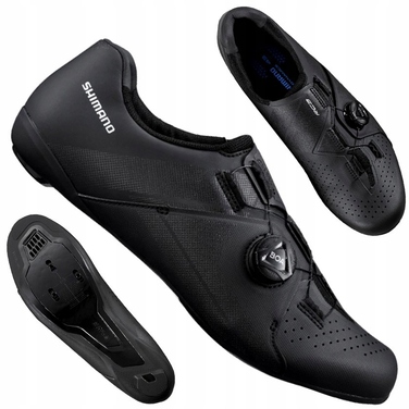 Шосейне взуття Shimano SH-RC300, чорне, розмір 44, з підтримкою SPD