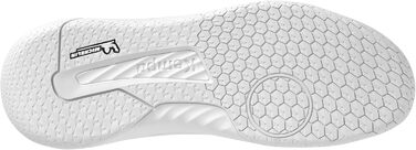 Жіночі спортивні кросівки Kempa Kourtfly, білий, флуоресцентний жовтий (38 EU, білий срібло)