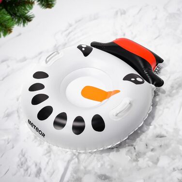 Надувний санки-пончик Meteor для дорослих та дітей. Зимові розваги на снігу