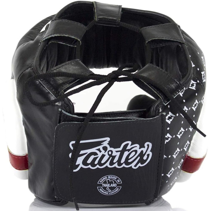 Захисний шолом Fairtex HG10 для спарингу, чорний/білий, розмір L