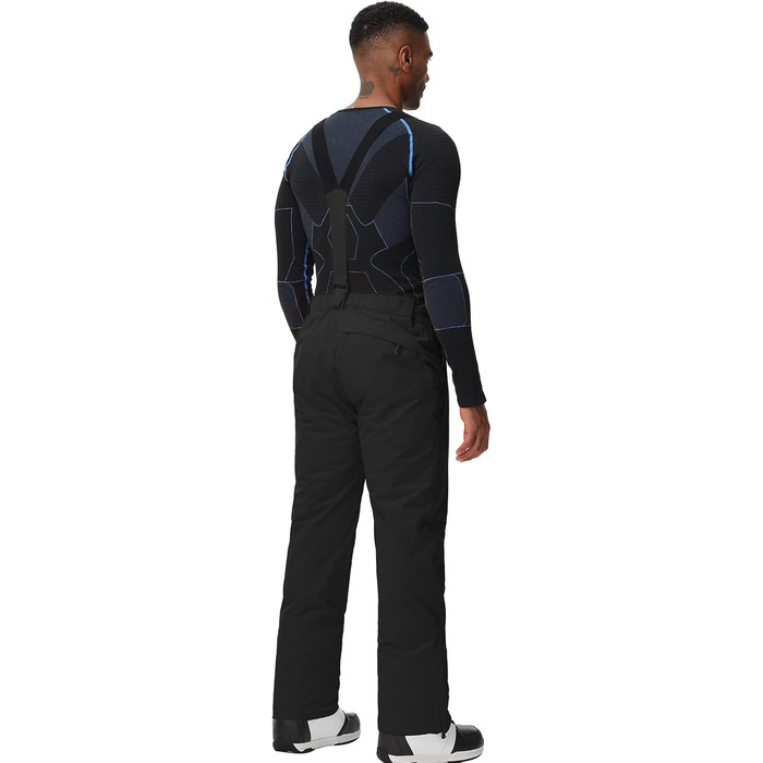 Комплект гірськолижний чоловічий HOTIAN: куртка та штани. Теплий, водонепроникний, вітронепроникний костюм для сноуборду та гірськолижного спорту. Розмір M. HB+BK