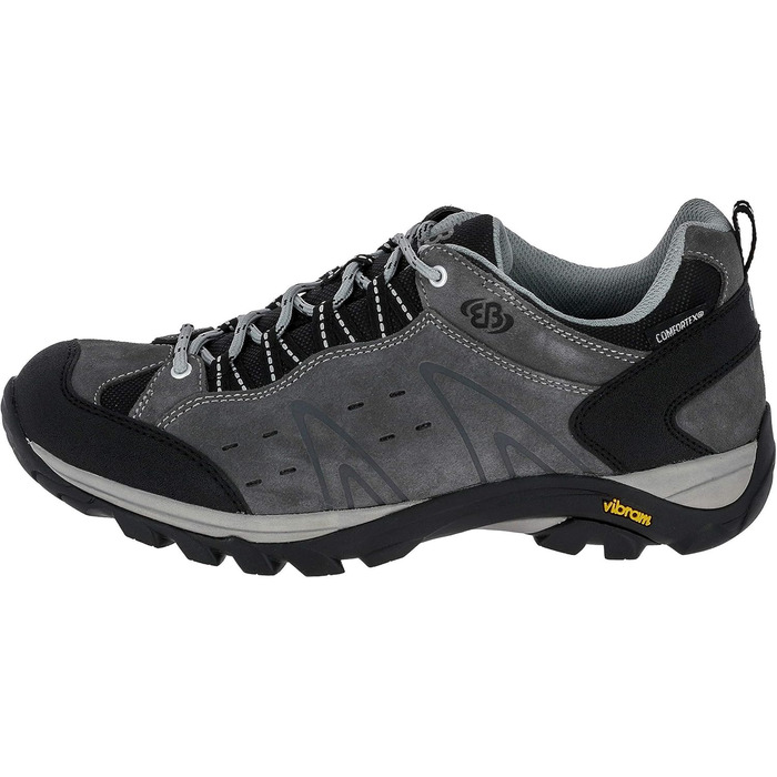 Черевики трекінгові та похідні Brütting Mount Bona Low, унісекс, сірі, 42 EU