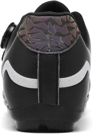 Велосипедні шкарпетки для їзди по дорозі та MTB, дихаючі, без шнурів, з ротаційним шнурувальним механізмом, білі (38 EU, чорний)