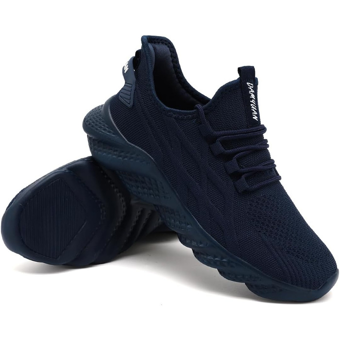 Чоловічі спортивні кросівки для бігу, тенісу, джогінгу та ходьби. Легкі, дихаючі, для вуличної активності та фітнесу. Розмір 46 EU, колір темно-синій