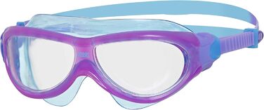 Дитяча маска-окуляри для плавання Zoggs Phantom Junior, лілова/блакитна/прозора, 6-14 років