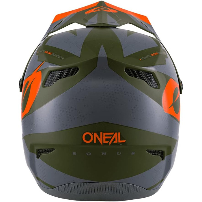 Шолом O'NEAL SONUS SOLID сірий/червоний