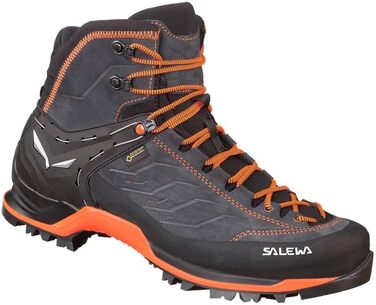 Черевики трекінгові Salewa Mountain Trainer Mid Gore-Tex для чоловіків, 47 EU, Asphalt Fluo Orange