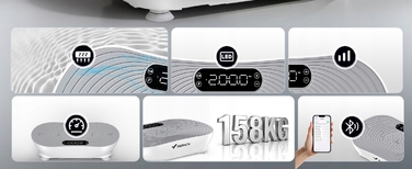 Віброплатформа Merach MR-2533B1, 150 Вт