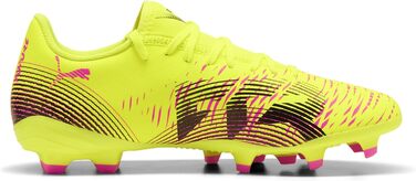 Жіночі футбольні бутси PUMA Future 8 Play Fg/Ag, 38 EU, Yellow Alert/Black/Sun Struck