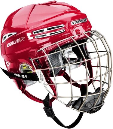 Хокейний шолом Bauer Re-akt 100 Combo L, червоний