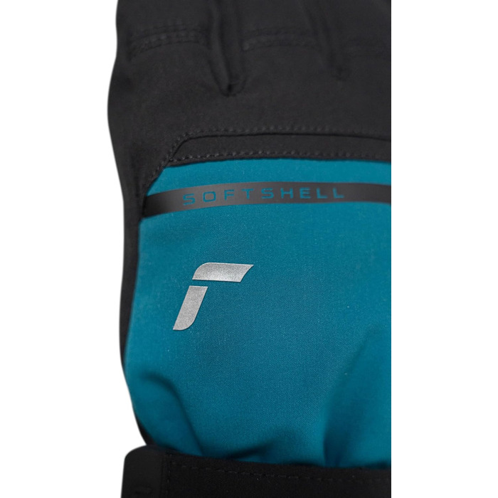 Чоловічі лижні рукавички Reusch Primus R-tex Xt, водонепроникна мембрана, теплі зимові рукавички Softshell, синьо-чорні, розмір 9