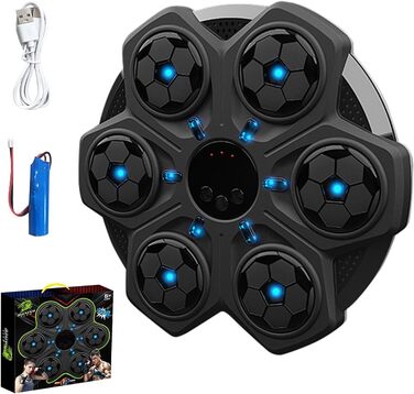Музична бокс-машина для дому: тренажер з Bluetooth, 3 швидкості, рукавички в комплекті
