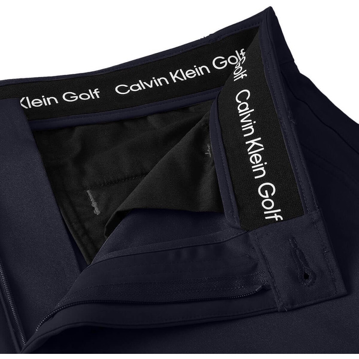 Чоловічі шорти для гольфу Calvin Klein Micro Tech 2026, легкі, дихаючі, стрейч, темно-сині (Marine), розмір 36