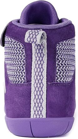 Жіночі борцівські кросівки для боксу з плоскою підошвою (36 EU, Широкі, фіолетові)