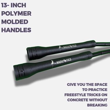 Стрибкове канат Elevate Rope Professionelles Perlen - 3м, регульований, якісні намистини та полішнур, для фрістайлу, кардіо та трюків, підходить для всіх рівнів, для використання в приміщенні та на вулиці (Galaxy)