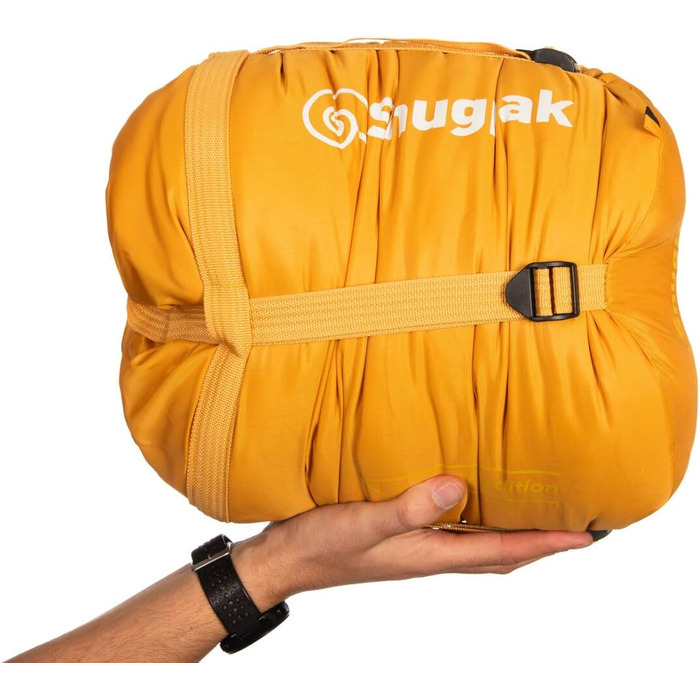 Спальний мішок Snugpak Sleeper Expedition WGTE (Бурштиновий, Лівий бічний блискавка) - екстремально теплий, силіконізований, для експедицій