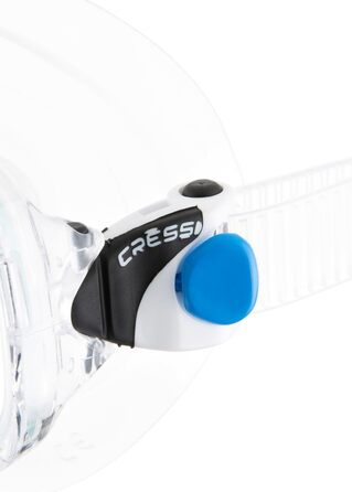 Маска Cressi Marea + трубка Cressi Mexico для снорклінгу та дайвінгу, унісекс, прозора/блакитна