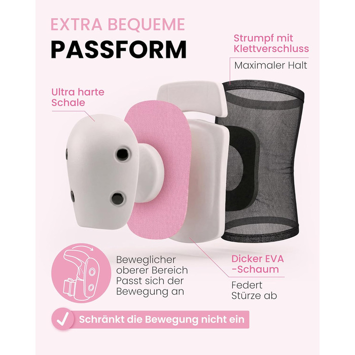 Захист для колін та ліктів 99FLIPS для дітей (3-12 років), рожевий - комплект для роликів, скейтборду, самокату (XS/S/M)