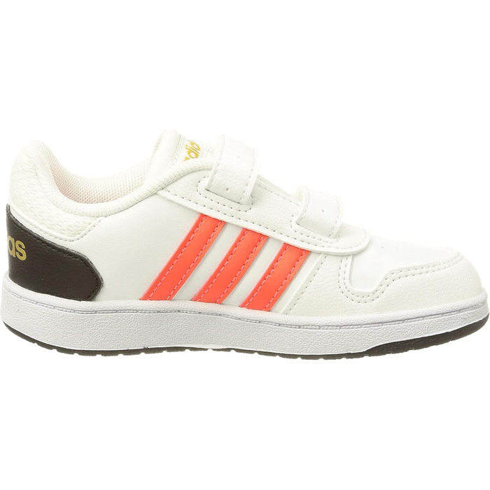 Кросівки баскетбольні adidas Hoops 2.0 CMF C (26 EU, білий/червоний/чорний)