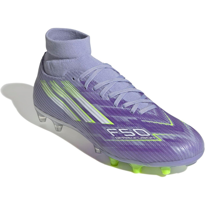 Жіночі футбольні бутси adidas F50 Sparkfusion League Firm Ground, Violet Tone/Lucid Lemon/Purple Rush, розмір 36 EU
