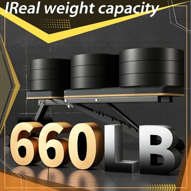 Складний тренажер для дому: лавка для жиму з вагою, 299,4 кг, для всього тіла, жимова лавка, лавка для пресу, силові тренажери