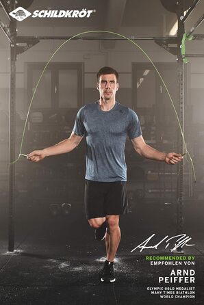 Скакалка для фітнесу Schildkröt Springseil Speed Rope Pro, професійна, швидкісна, в 4-кольоровій коробці